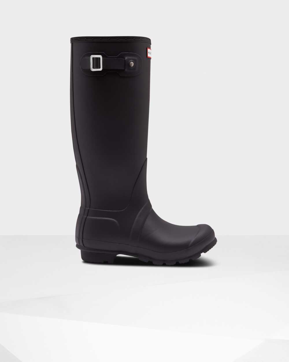 Womens Hunter Original Tall Insulated Rain Boots Black | RSUQGY-601